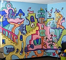 Seuss town mural